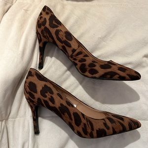 A New Day- Cheetah Print Heels- Worn once- Size 9